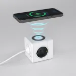 Розеточный блок 3-местный + 3 USB + беспроводная зарядкаWerkel a066454