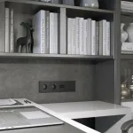 Розетка с заземлением и шторками Werkel W1271108
