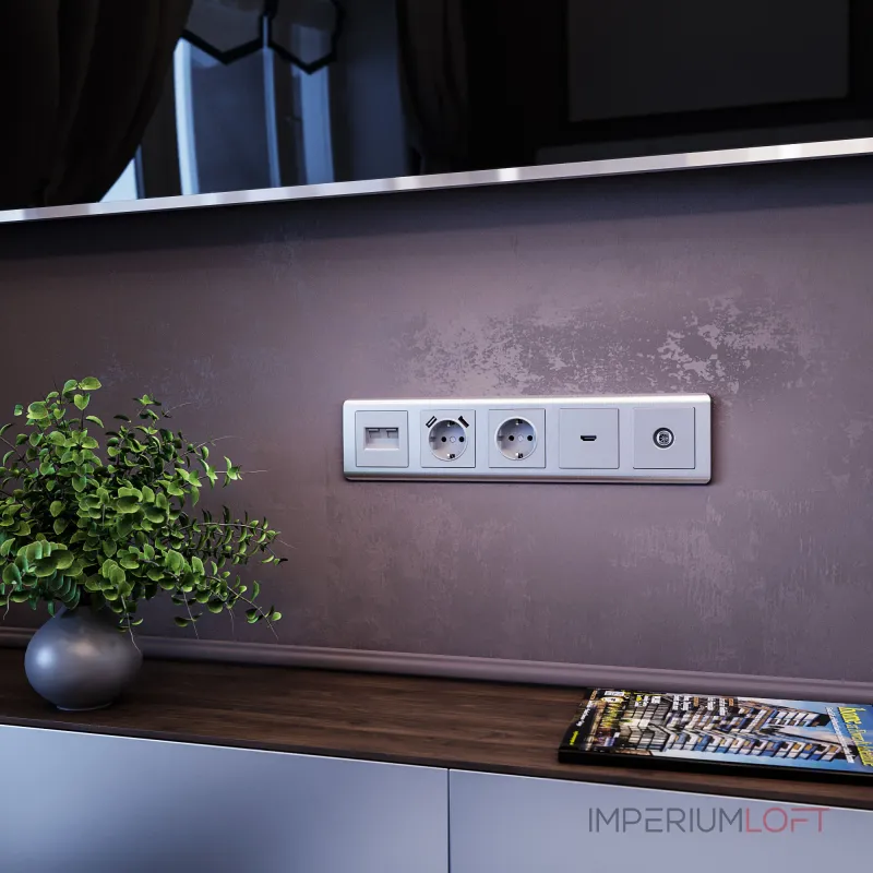 Розетка HDMI Werkel W1186006