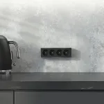 Розетка четверная с заземлением и шторками Gallant Werkel W5072258