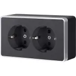 Розетка двойная с заземлением Gallant Werkel W5072134