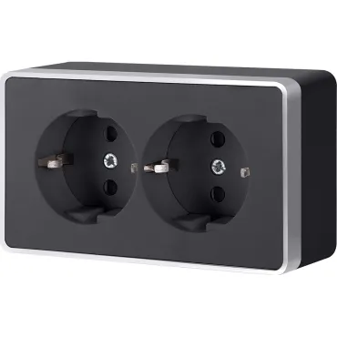 Розетка двойная с заземлением Gallant Werkel W5072134 Розетка двойная с заземлением Gallant Werkel W5072134