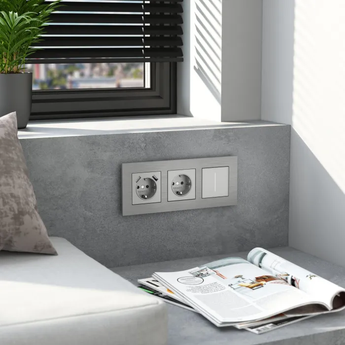 Рамка на 3 поста AluMax Werkel a066326 от ImperiumLoft