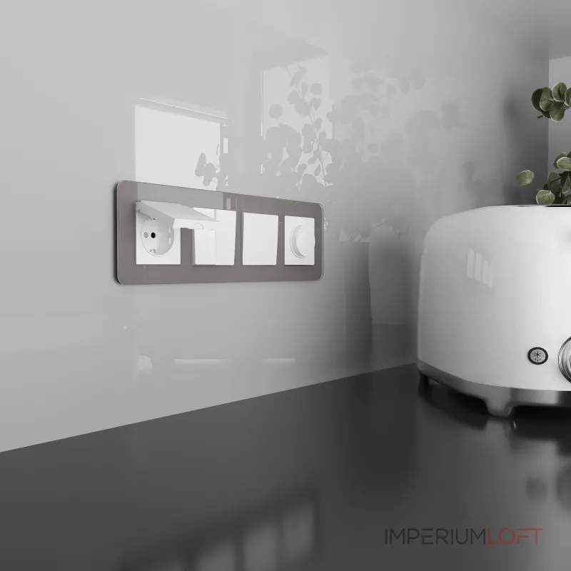 Розетка влагозащитная с защитной крышкой и шторкамиWerkel a069588 от ImperiumLoft Розетка влагозащитная с защитной крышкой и шторкамиWerkel a069588 от ImperiumLoft