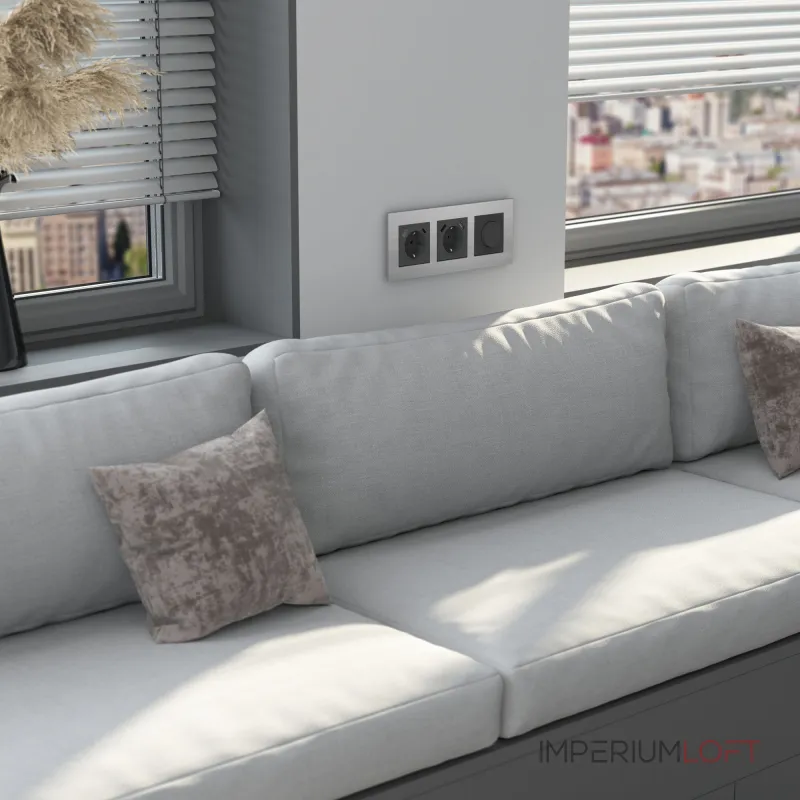 Рамка на 3 поста AluMax Werkel a066326