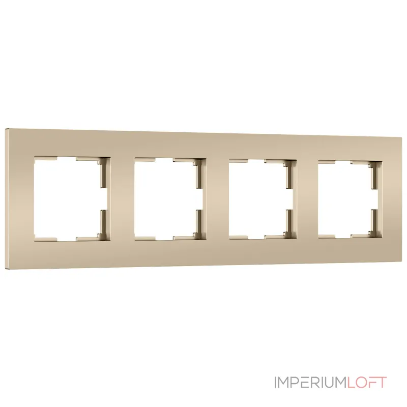 Рамка на 4 поста Slab Werkel W0042911 Рамка на 4 поста Slab Werkel W0042911
