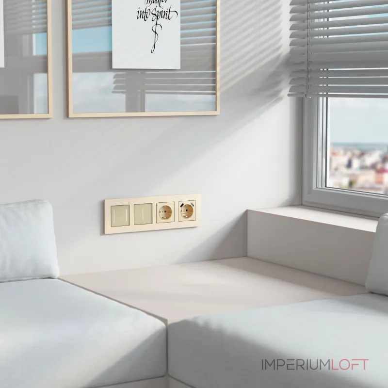 Рамка на 4 поста AluMax Werkel a066336