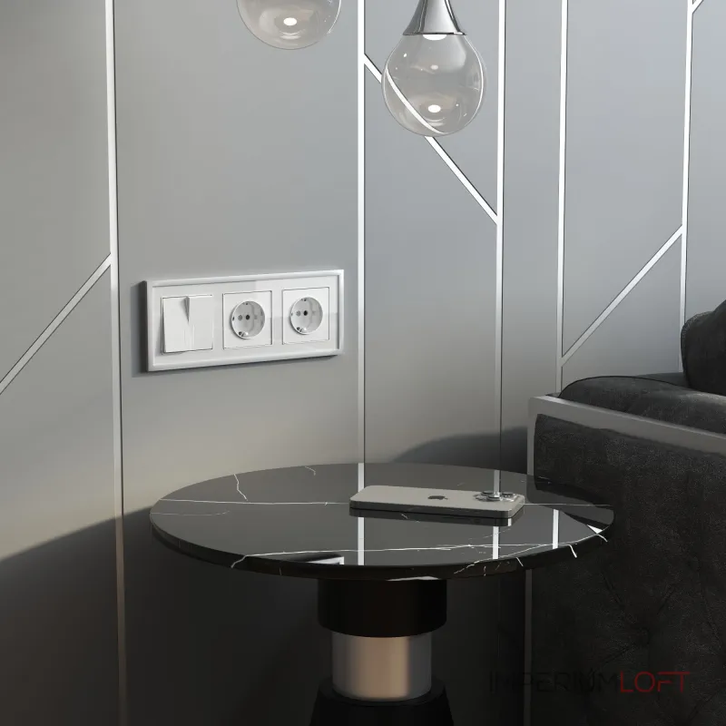 Розетка с заземлением Werkel a064010