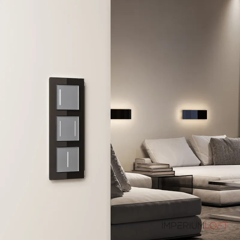 Сенсорный выключатель одноклавишный с подсветкой Werkel a063599 от ImperiumLoft Сенсорный выключатель одноклавишный с подсветкой Werkel a063599 от ImperiumLoft