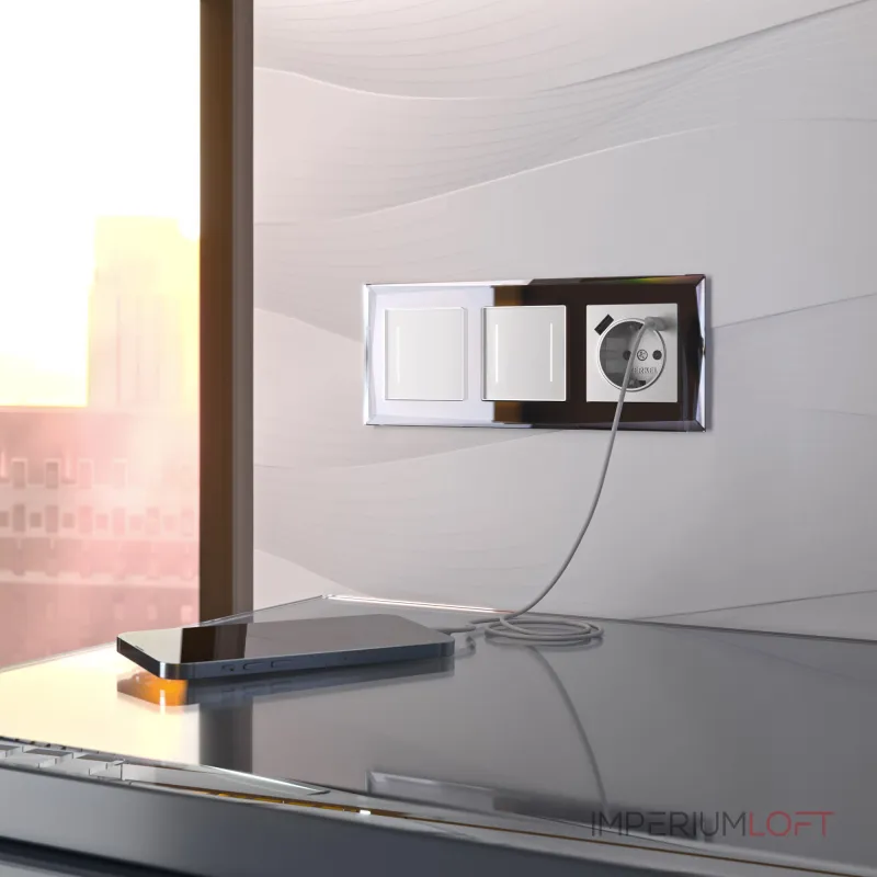 Умный сенсорный выключатель одноклавишный Werkel a064139 от ImperiumLoft Умный сенсорный выключатель одноклавишный Werkel a064139 от ImperiumLoft