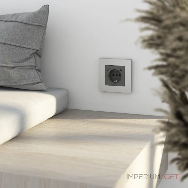 Рамка на 1 пост AluMax Werkel a066324 от ImperiumLoft Рамка на 1 пост AluMax Werkel a066324 от ImperiumLoft