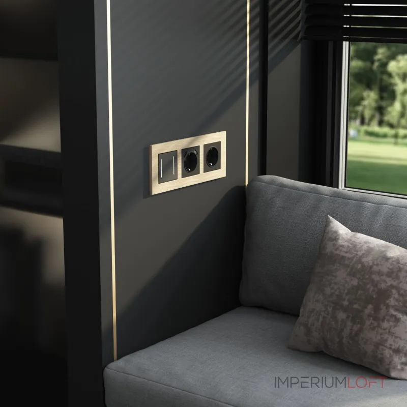 Рамка на 3 поста AluMax Werkel a066335