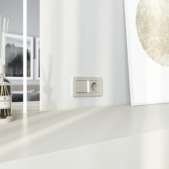 Выключатель одноклавишный с подсветкой Werkel a069448 от ImperiumLoft