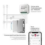 Выключатель двухклавишный с самовозвратом Werkel W1122406
