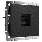 Розетка Ethernet RJ-45 Werkel W1281008 Цвет арматуры чёрный