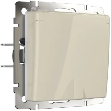 Розетка влагозащитная с защитной крышкой и шторками Werkel a051491