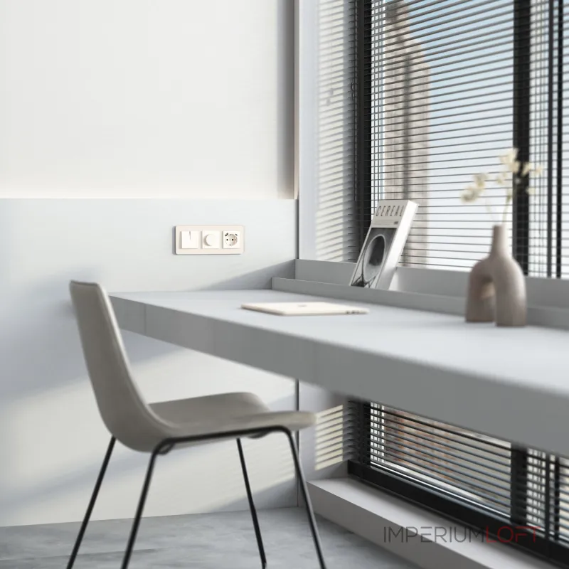 Розетка с заземлением. шторками и USB тип A+C Werkel a069611
