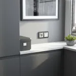 Выключатель двухклавишный проходной с подсветкой Werkel a051174 от ImperiumLoft