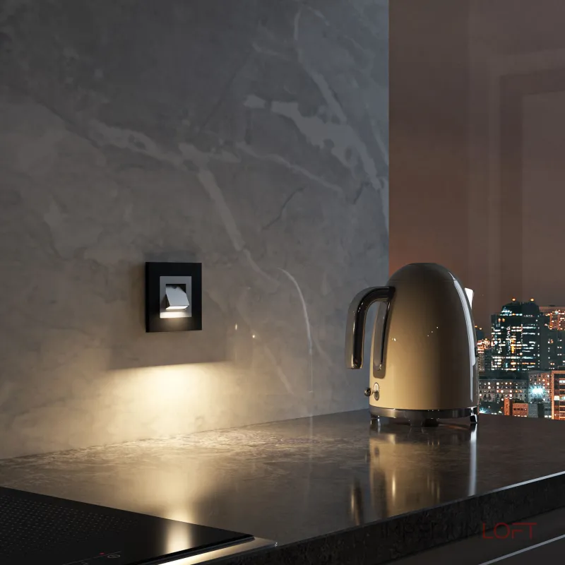 Поворотная встраиваемая LED подсветка Tur Werkel a064561 от ImperiumLoft