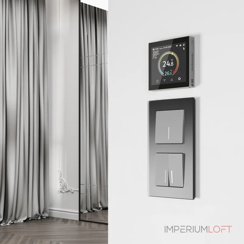 Умный сенсорный терморегулятор с LCD дисплеем Werkel W1851108