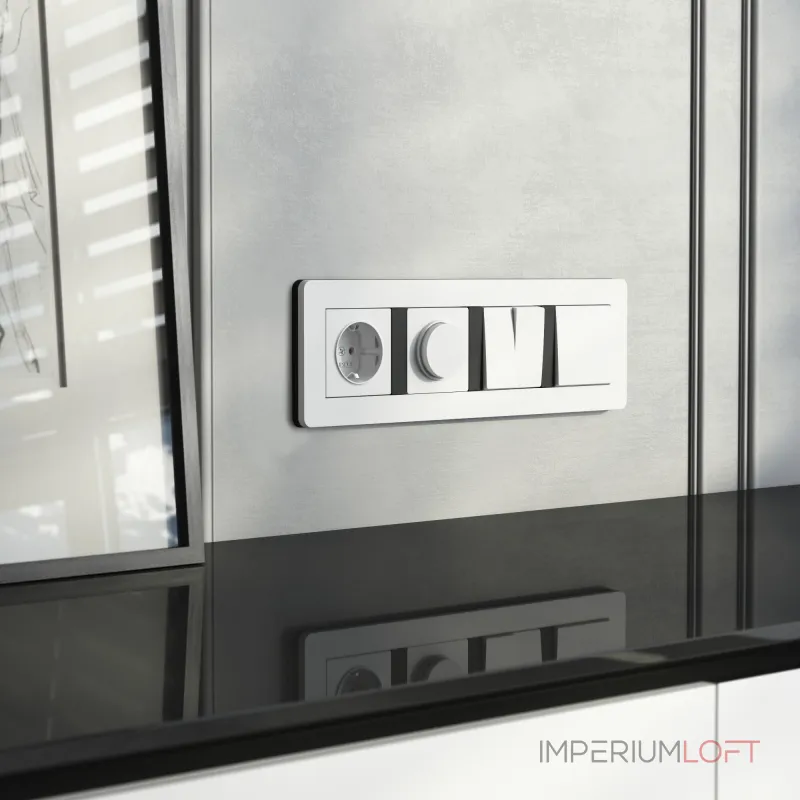 Рамка на 4 поста Split Werkel a067991
