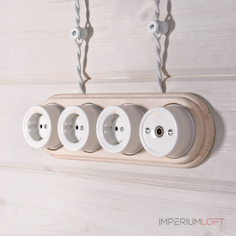 Ретро кабель витой 2х1.5 Werkel a050778 от ImperiumLoft