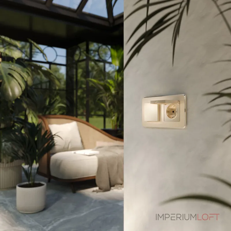 Розетка влагозащитная с защитной крышкой и шторкамиWerkel a069581 от ImperiumLoft Розетка влагозащитная с защитной крышкой и шторкамиWerkel a069581 от ImperiumLoft