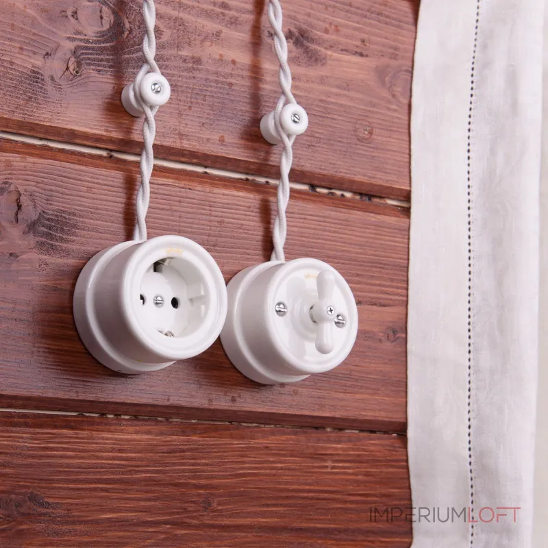 Ретро кабель витой 2х1.5 Werkel a050778 от ImperiumLoft