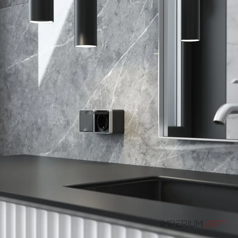 Розетка влагозащ. с зазем. с защит. крышкой и шторками Gallant Werkel W5071234 Розетка влагозащ. с зазем. с защит. крышкой и шторками Gallant Werkel W5071234