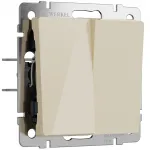 Выключатель двухклавишный Werkel a064056