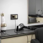 Розетка двойная влагозащ с зазем с защит крышками и шторками Werkel a057287