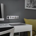Розетка с заземлением, шторками и USBх2 Werkel W1171506