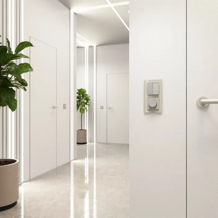 Выключатель двухклавишный проходной Werkel a069458 от ImperiumLoft