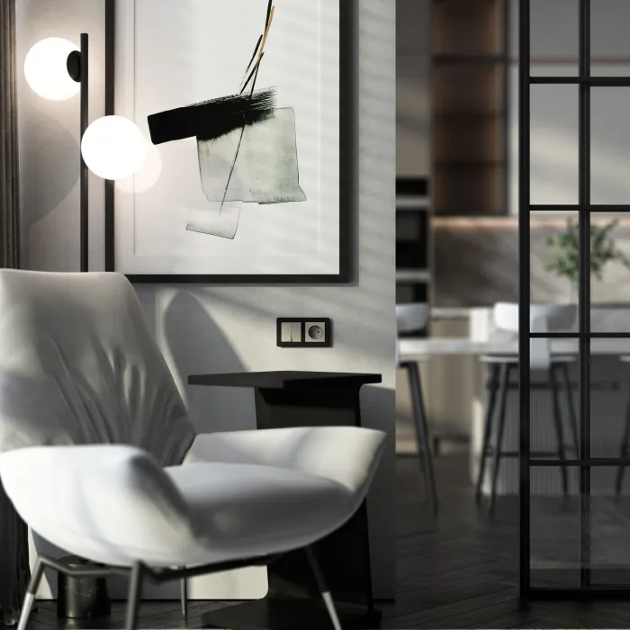 Выключатель двухклавишный проходной Werkel a069458 от ImperiumLoft