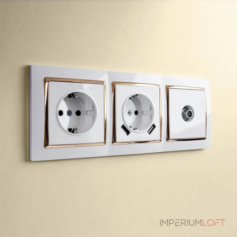 ТВ-розетка проходная Werkel a051116 от ImperiumLoft ТВ-розетка проходная Werkel a051116 от ImperiumLoft