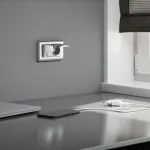 Розетка двойная влагозащ. с зазем. с защит. крышками и шторками Werkel W1172206