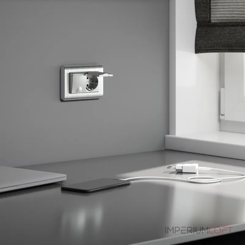 Розетка двойная влагозащ. с зазем. с защит. крышками и шторками Werkel W1172206 Розетка двойная влагозащ. с зазем. с защит. крышками и шторками Werkel W1172206