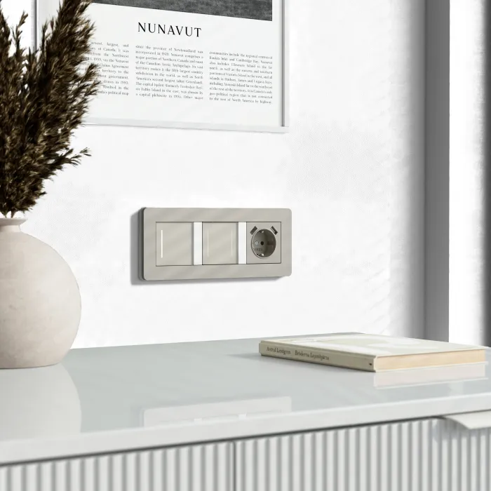 Сенсорный выключатель двухклавишный с подсветкой Werkel a069763 от ImperiumLoft