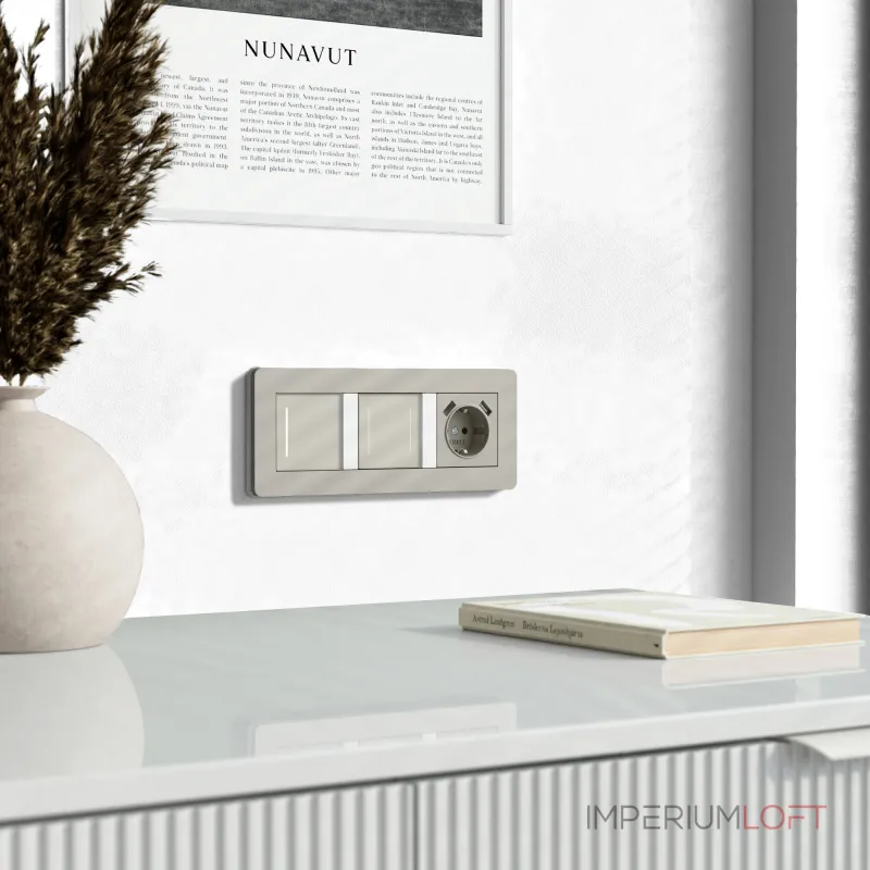 Сенсорный выключатель двухклавишный с подсветкой Werkel a069763 от ImperiumLoft Сенсорный выключатель двухклавишный с подсветкой Werkel a069763 от ImperiumLoft