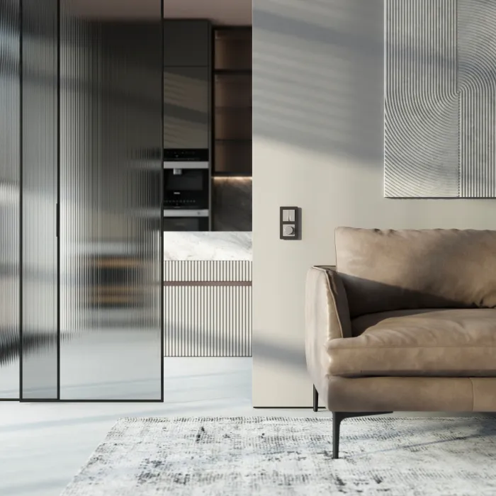 Выключатель двухклавишный с подсветкой Werkel a069457 от ImperiumLoft