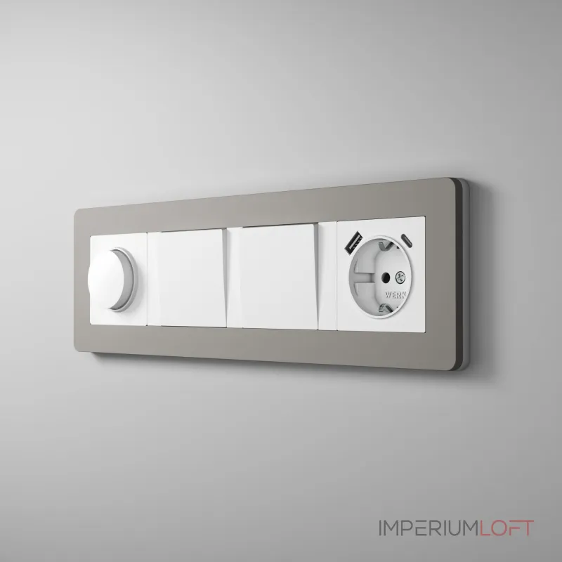 Рамка на 4 поста Split Werkel a067264
