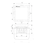 Выключатель одноклавишный без рамки Werkel W111 1 W1110009 Цвет арматуры серебро