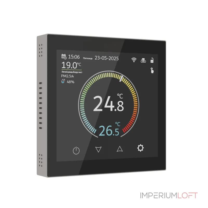 Умный сенсорный терморегулятор с LCD дисплеем Werkel W1851104