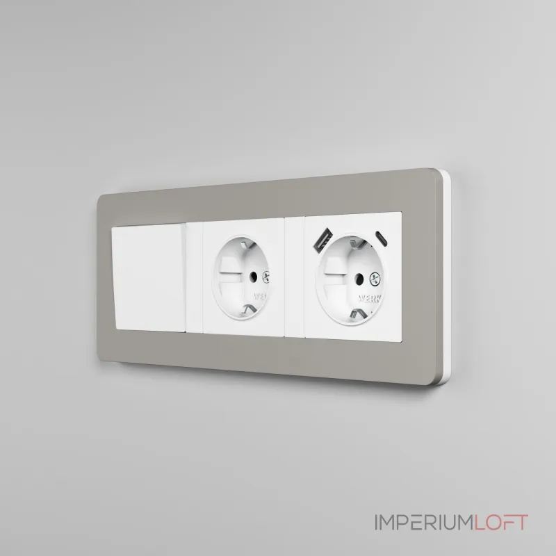 Рамка на 3 поста Split Werkel a067262