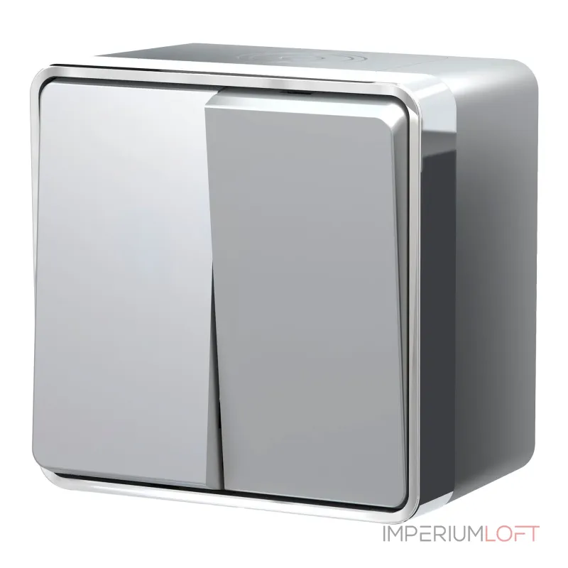 Выключатель двухклавишный влагозащищенный Gallant Werkel W5020206