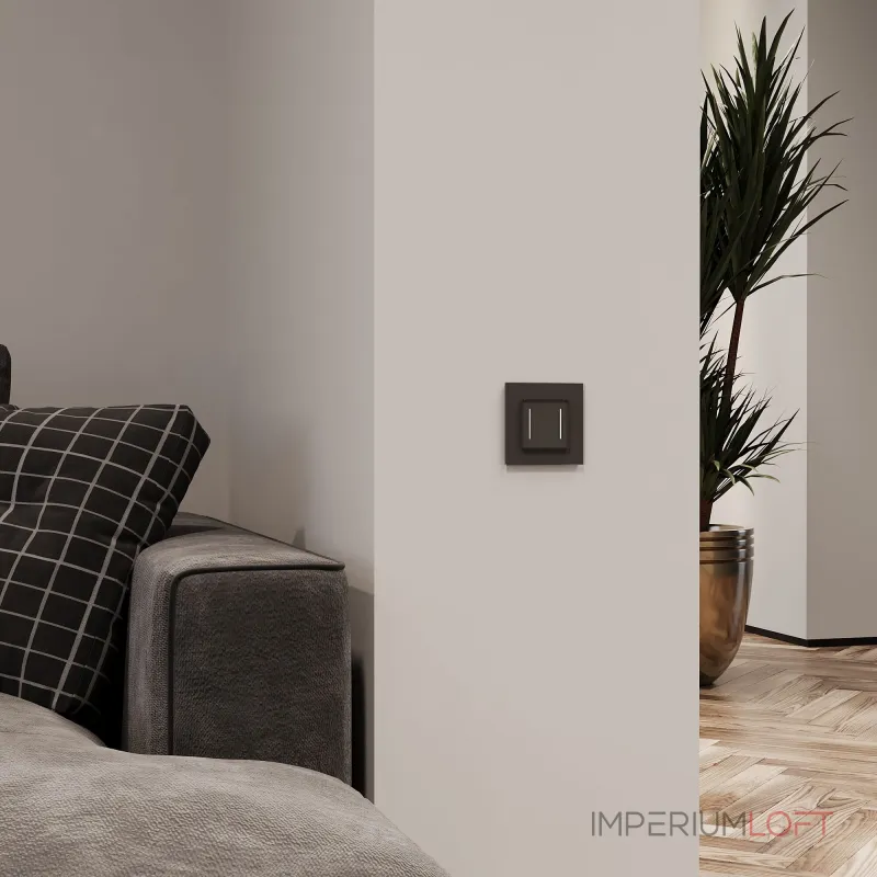 Умный сенсорный выключатель двухклавишный Werkel a064142 от ImperiumLoft Умный сенсорный выключатель двухклавишный Werkel a064142 от ImperiumLoft