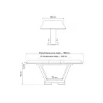 Обеденный стол Woodville 588522