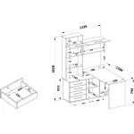 Компьютерный стол Woodville 285121