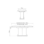 Деревянный стол Woodville 629332