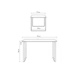 Деревянный стол Woodville 619209